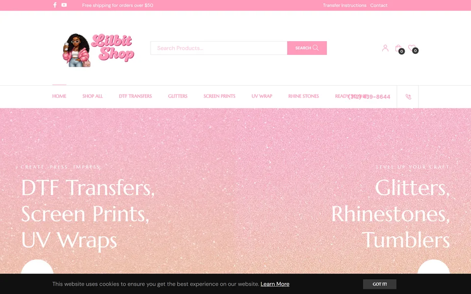 Website we built for lilbitshop.com